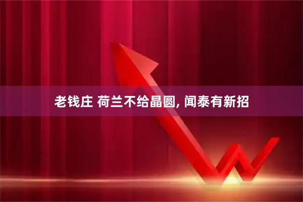 老钱庄 荷兰不给晶圆, 闻泰有新招